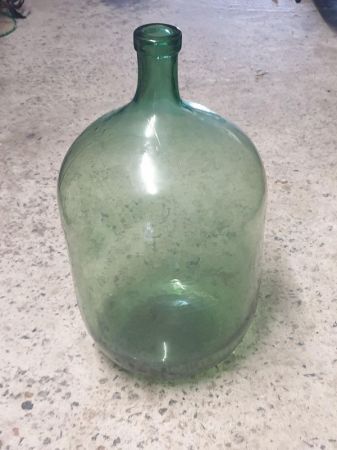 Green Demijohn Bottle 