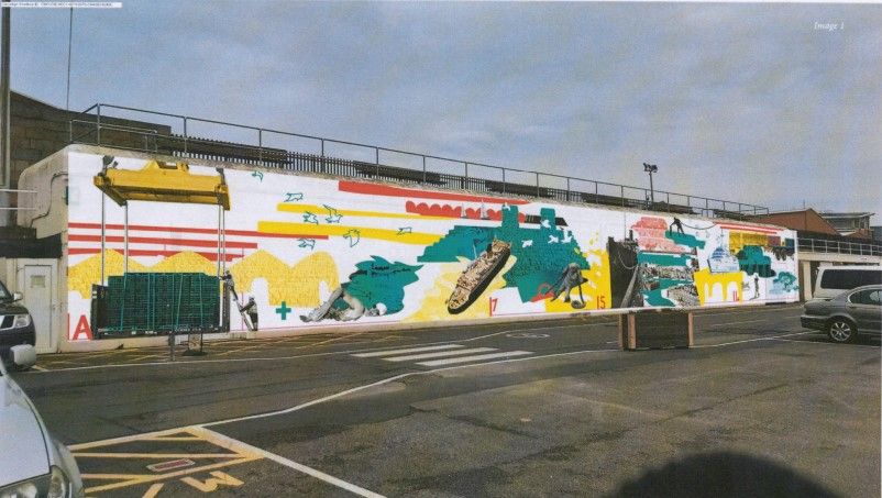 Plans approved for £10k temporary harbour mural