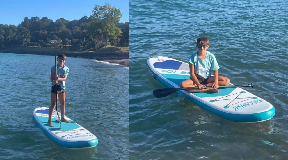 11-year-old starts business to share passion for paddle boarding