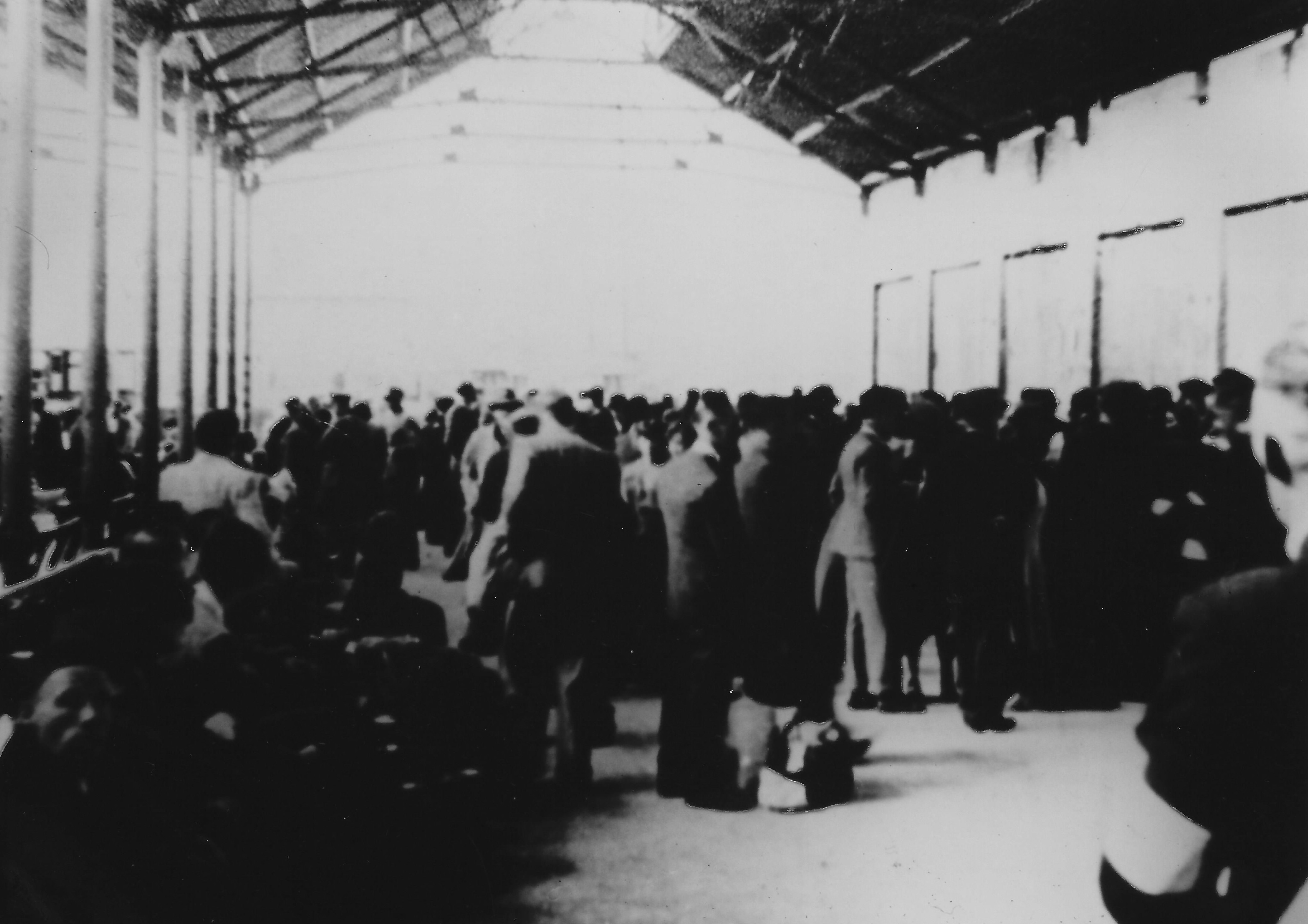 Deportees at the Weighbridge, September 1942. deportation