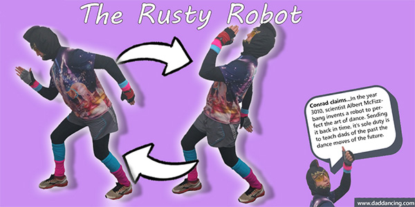 The Rusty Robot Dad Dancing