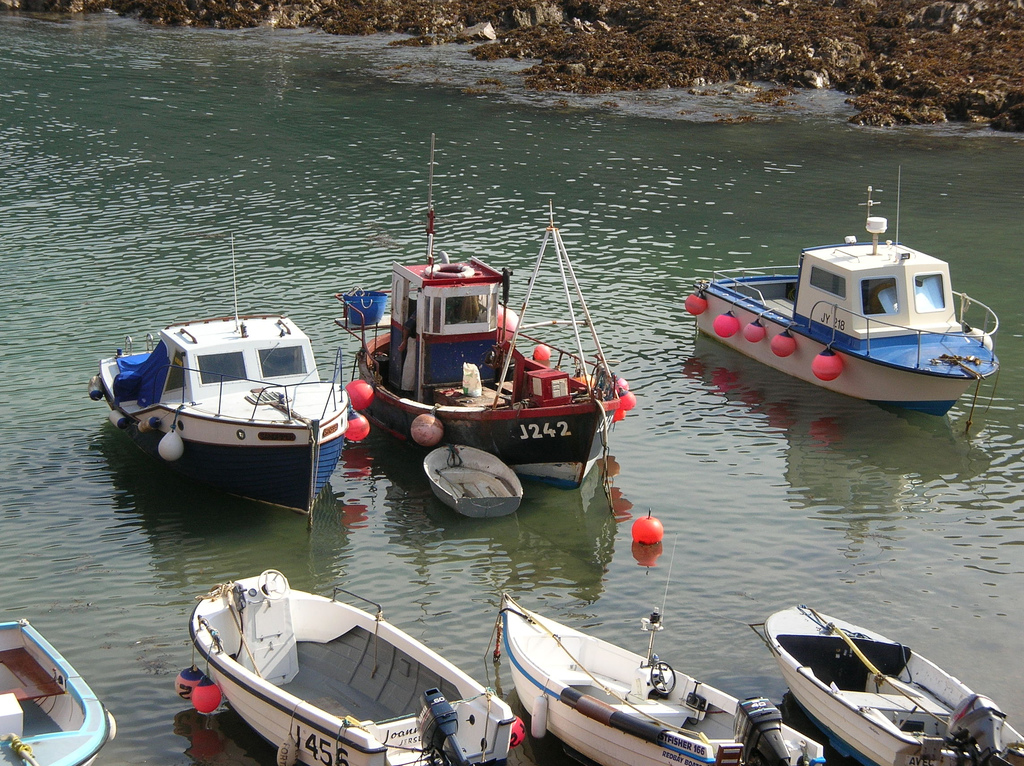 Fishing boats in Jersey