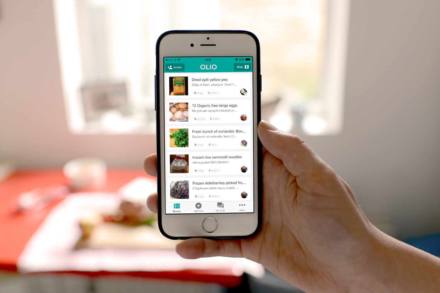 Olio Food Sharing App