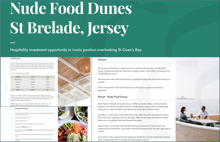 Nude Food Dunes brochure