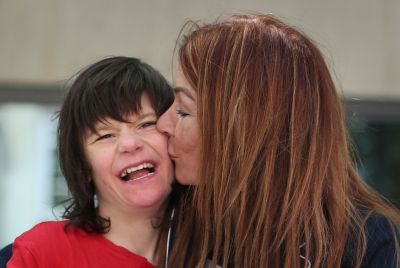 Billy Caldwell and mum
