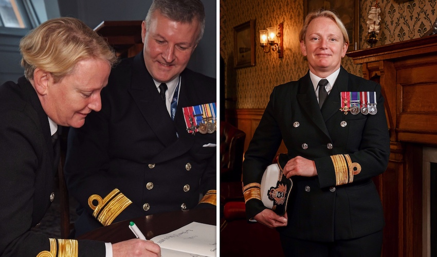 Jersey Woman Takes Command As Royal Navy S First Female Admiral Bailiwick Express Jersey