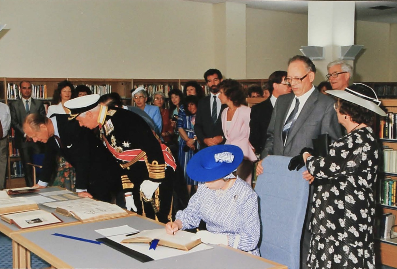 Queen opens Jersey Library - 1989 - CREDIT: Jersey Heritage