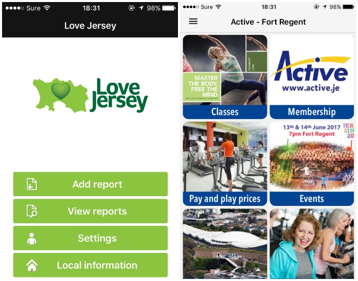 Love Jersey Active Jersey apps egov