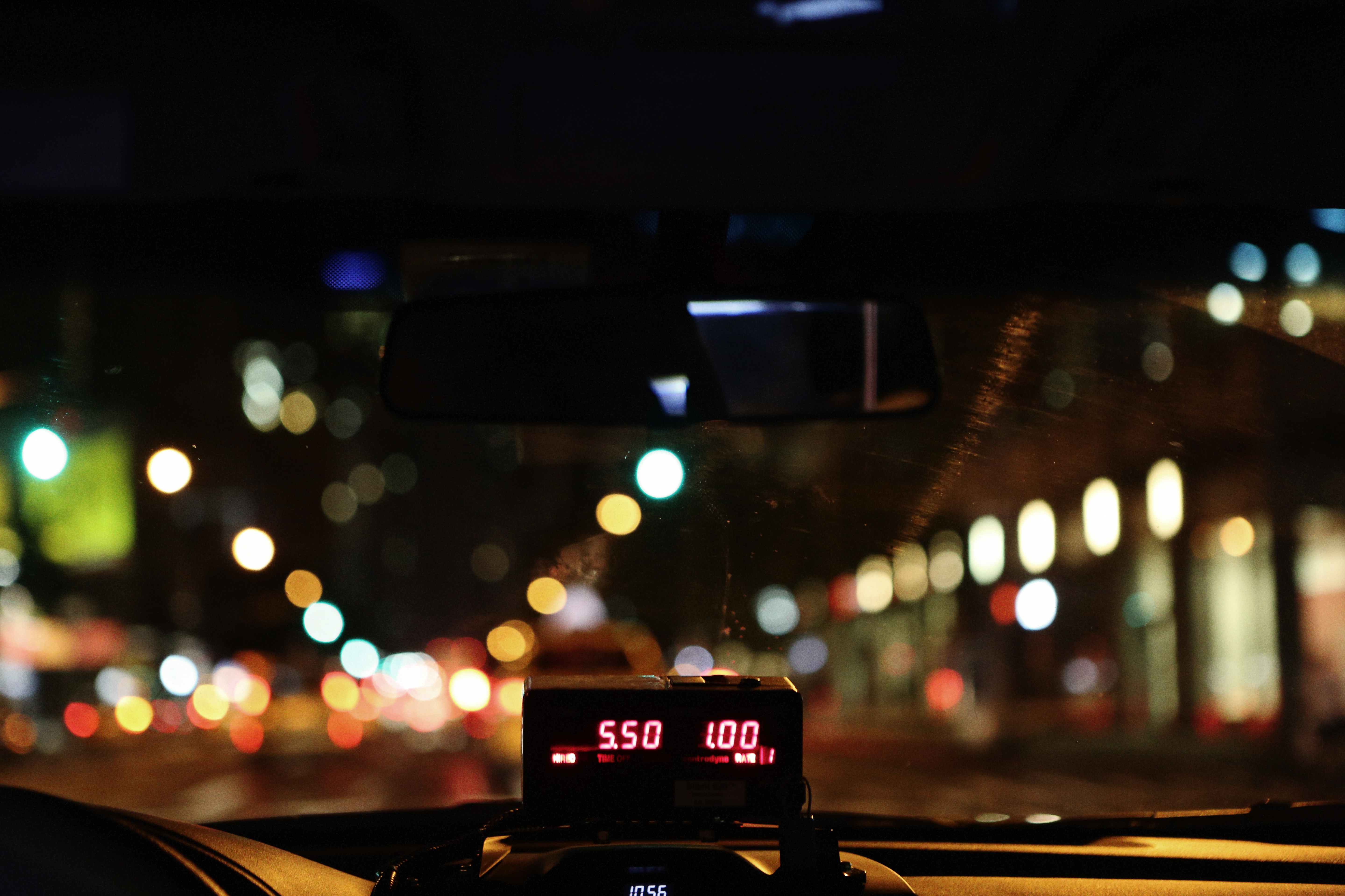 taxi fare meter rank public cab