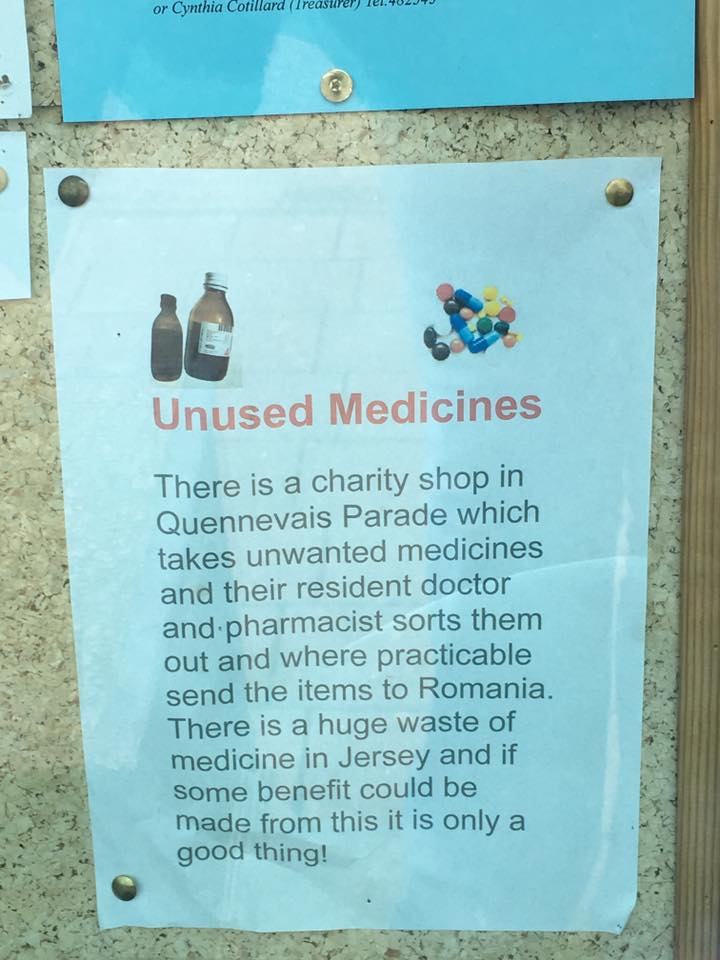 unused medicine poster