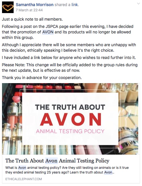 Animal testing worries spark social media ban | Bailiwick Express Jersey
