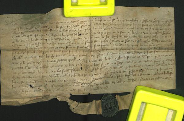Archivists unearth local history from the 1400s