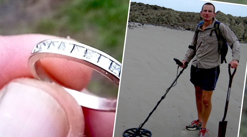 Praise as detectorist 'rings' in new year with wedding band find