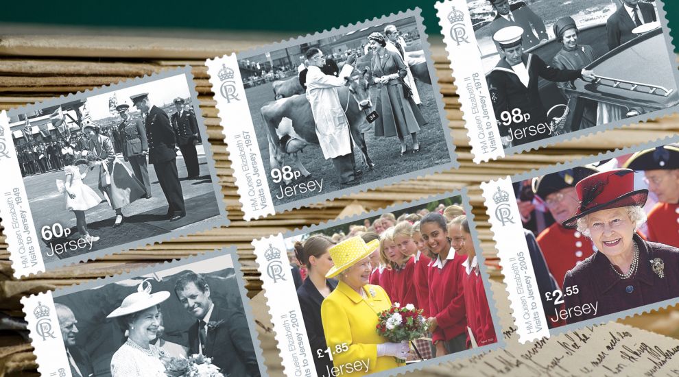Queen Elizabeth II's visits to Jersey celebrated in new stamps
