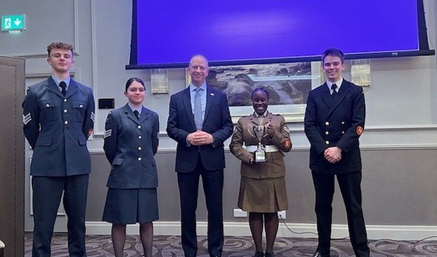 Young army cadet wins top prize