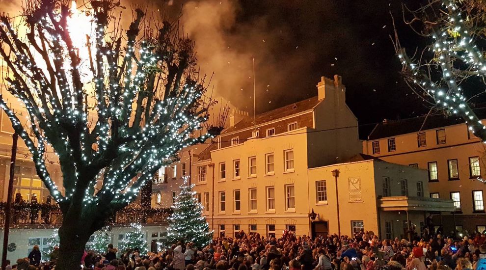 WATCH: Santa gets techy for town Christmas lights switch-on