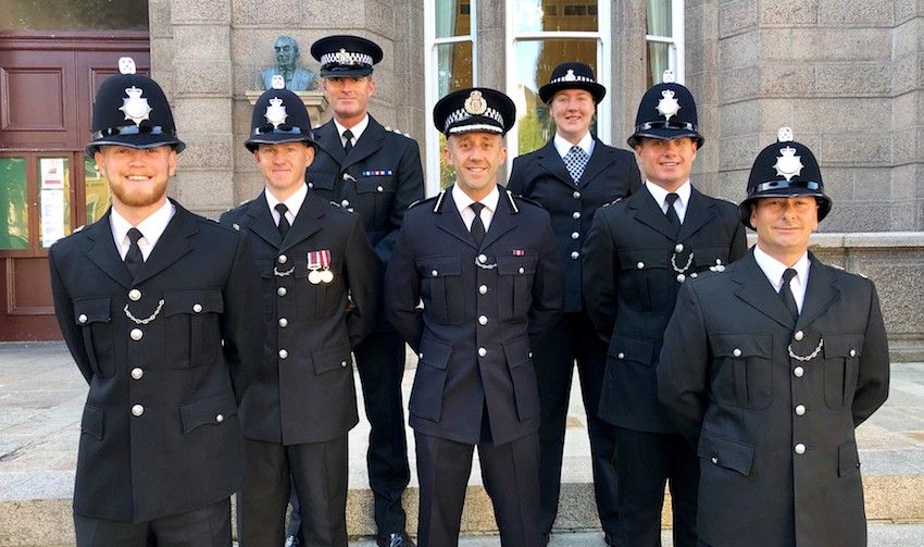 Five new bobbies on the beat