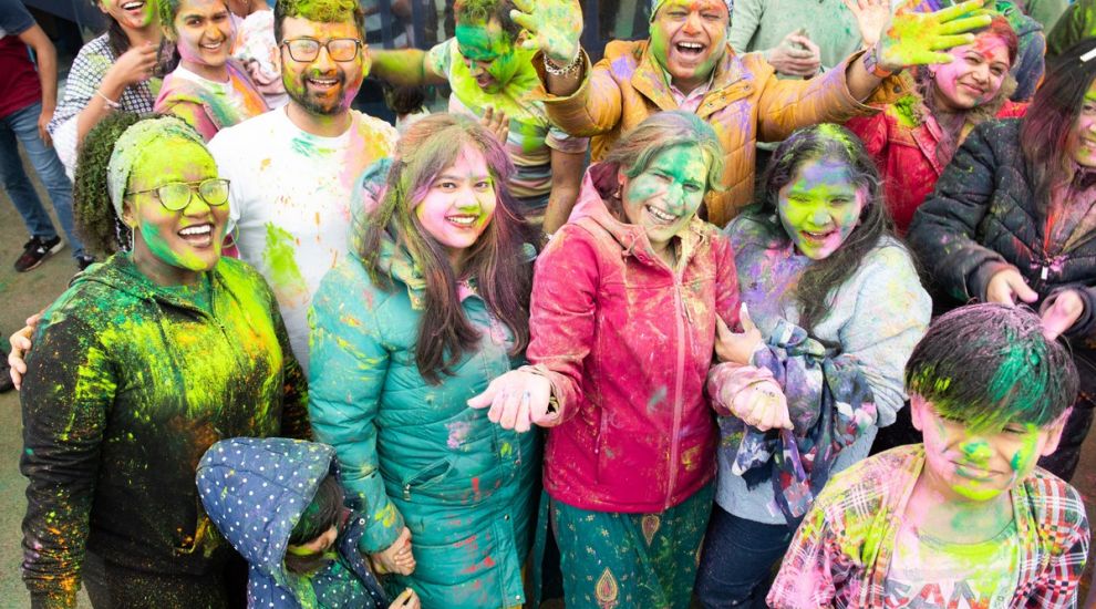 GALLERY: Havre des Pas bursts with colour as Holi takes over