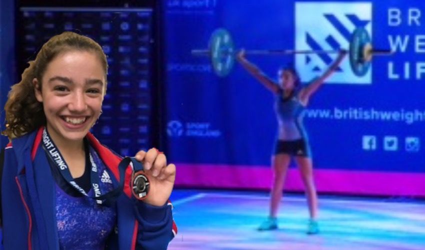 Teen weightlifter snatches Silver medal at British Championships