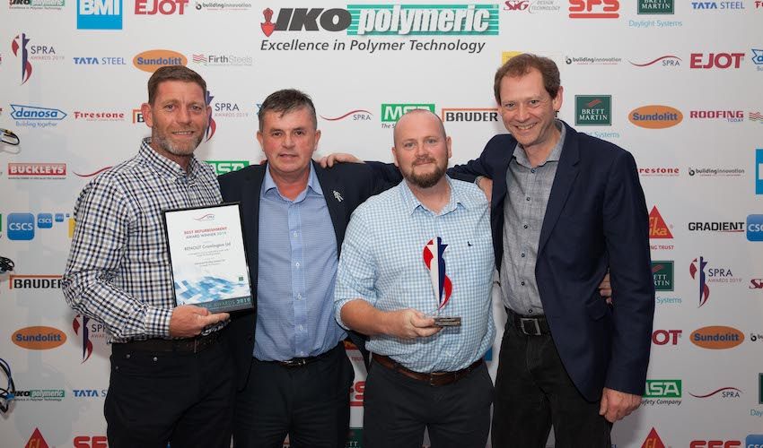 Local roofing company wins national award