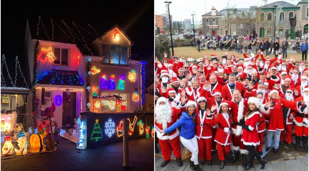 GALLERY: Christmas lights and biker Santas support cancer charity