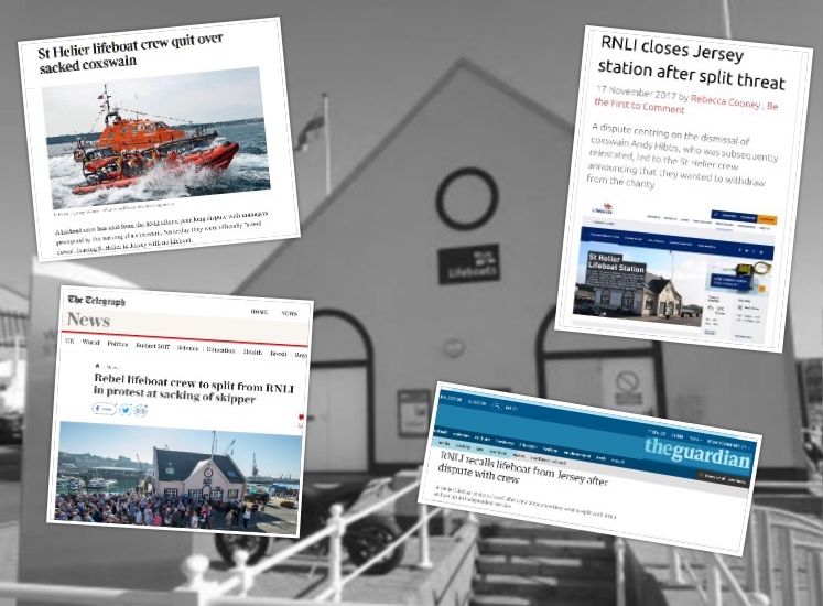 Lifeboat row pushes Jersey back into global media spotlight