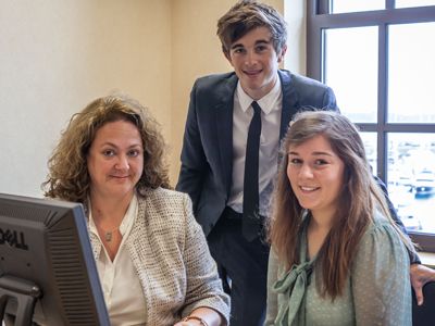 Butterfield bursary supports two local students through university