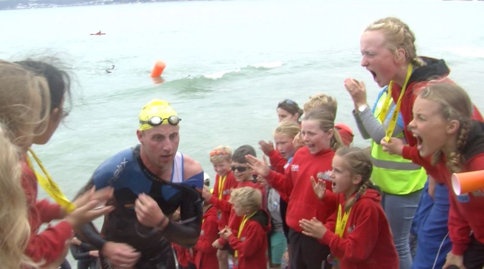 Video: Double gold for Jersey in the Olympic Triathlon