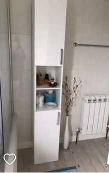 White Bathroom Cabinet 
