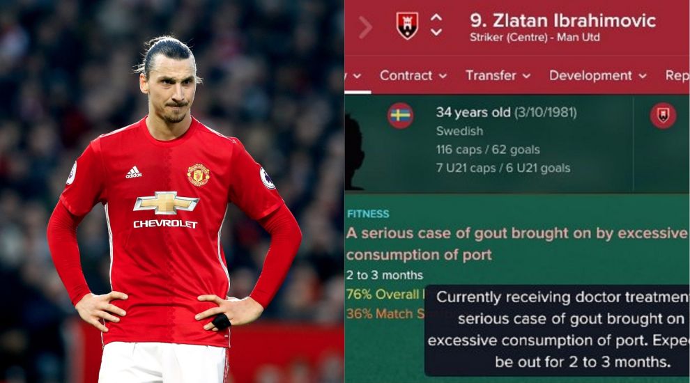 A Football Manager player modified the game so his players could be afflicted by historical maladies