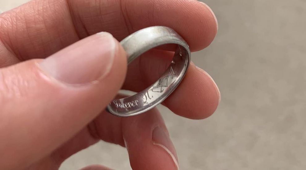 Wedding ring lost at sea found after 12 years