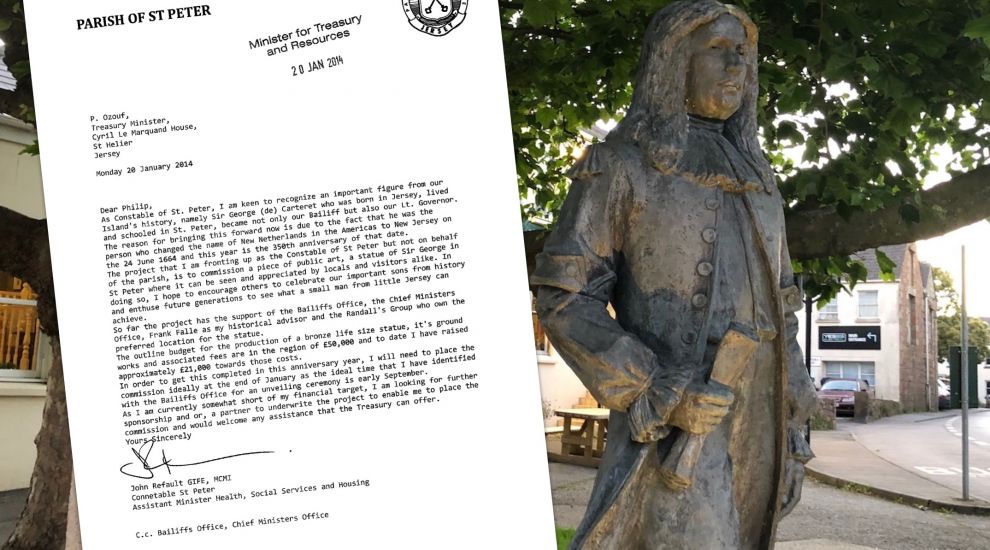 Treasury asked to plug £15k statue bill shortfall