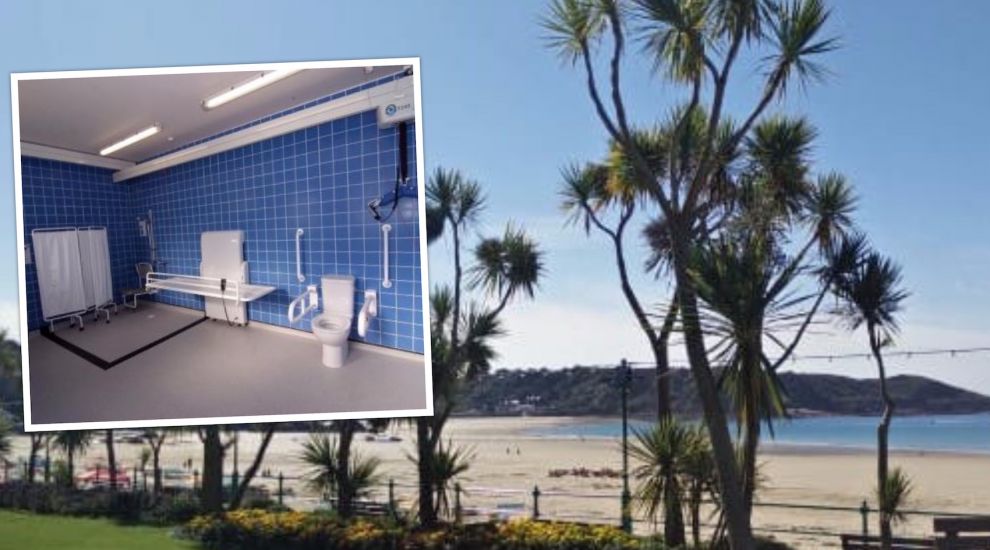 Disability charity opens accessible changing room in St. Brelade's Bay