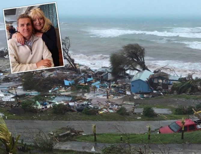 Hurricane-felled tree blocks Jersey family in home