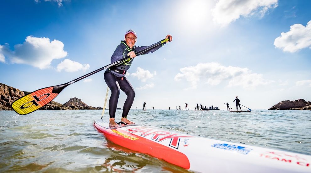 From Jersey police officer... to competitive paddleboarder