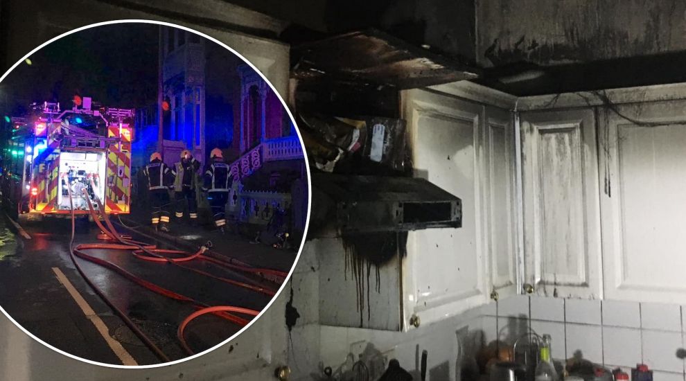 Islanders evacuated from homes during late night kitchen blaze