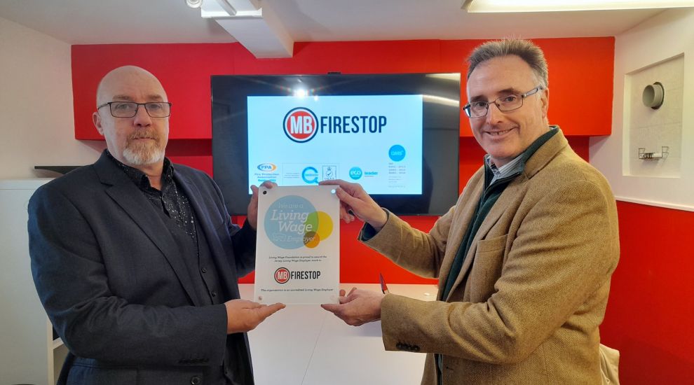 MB Firestop receives Jersey Living Wage Accreditation