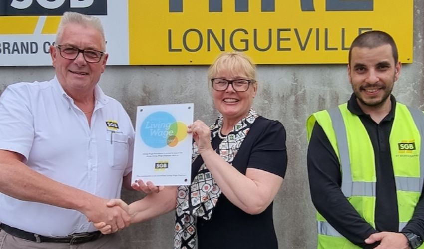 SGB Hire receives Living Wage Accreditation