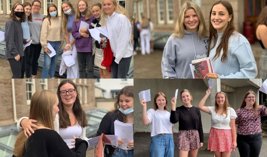 A Level students praised for 