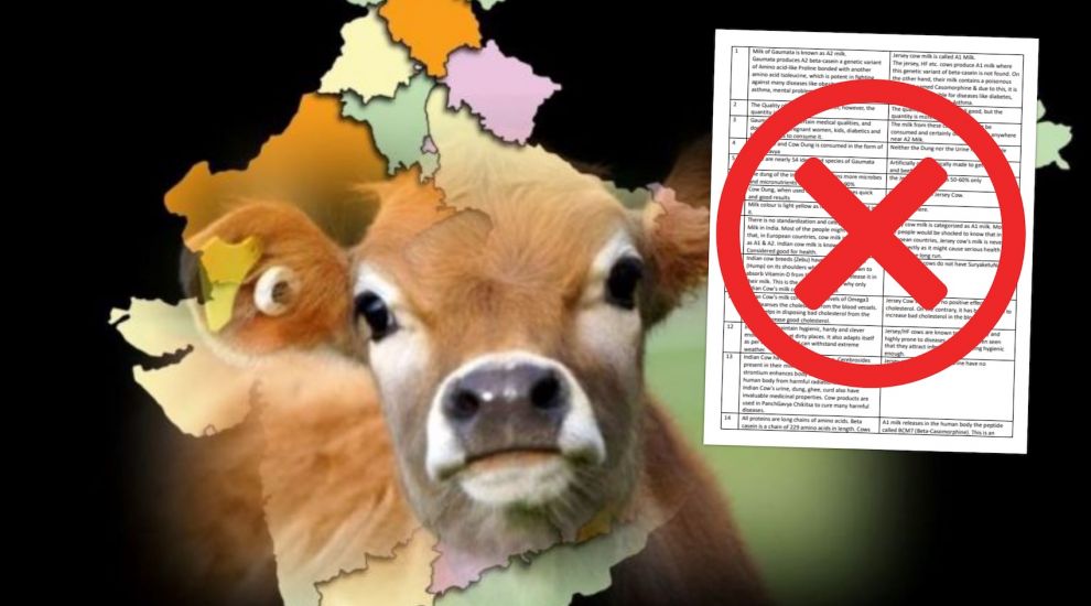 Jersey cow flak re-moo-ved from Indian exam syllabus