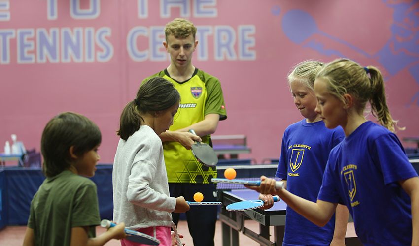 Lottery funding awarded by Jersey Community Foundation helps inspire a new generation of table tennis enthusiasts