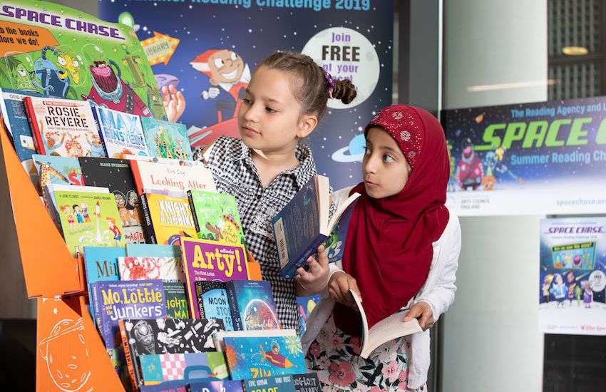 Kids challenged to fight alien book thieves