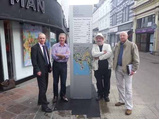 New visitor signs for St Helier