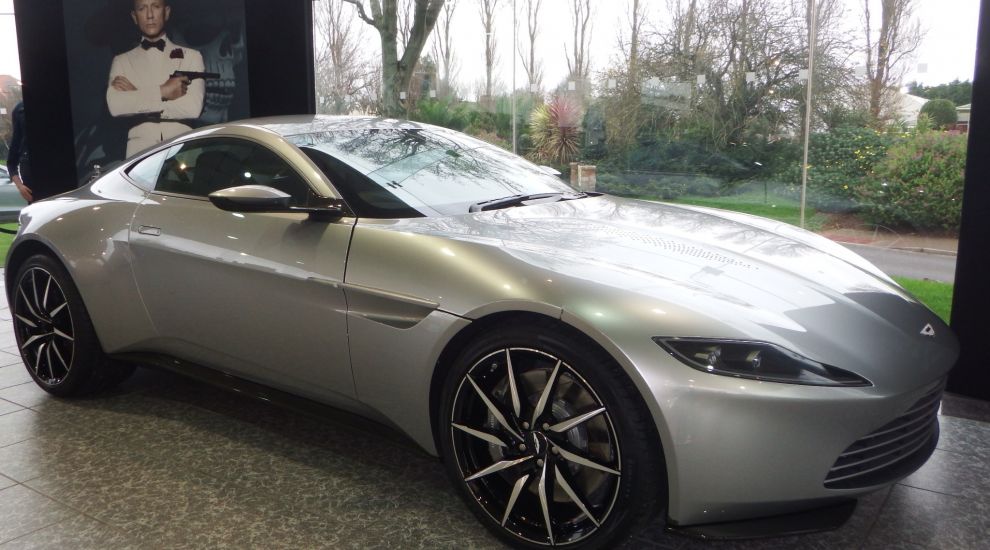 Shaken but not stirred, Bond’s Spectre car makes it to Jersey