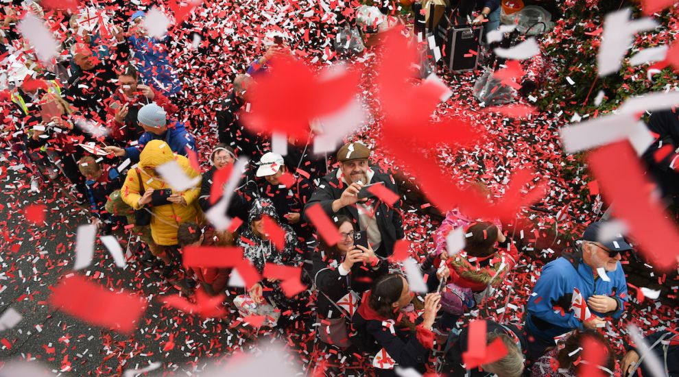 PLAY: Can you find the face in this jigsaw sea of Liberation confetti?