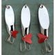 Fishing Wedge spinners set 3 lures 28grm, 38grm & 50grm 