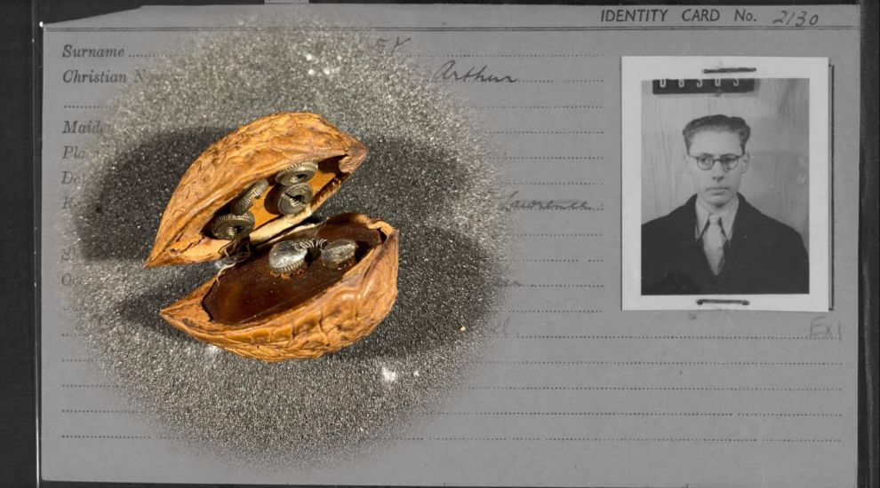 How one islander hid a radio inside a walnut...