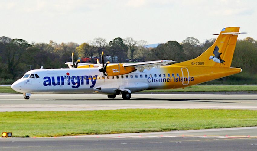 Aurigny lands in Jersey... again