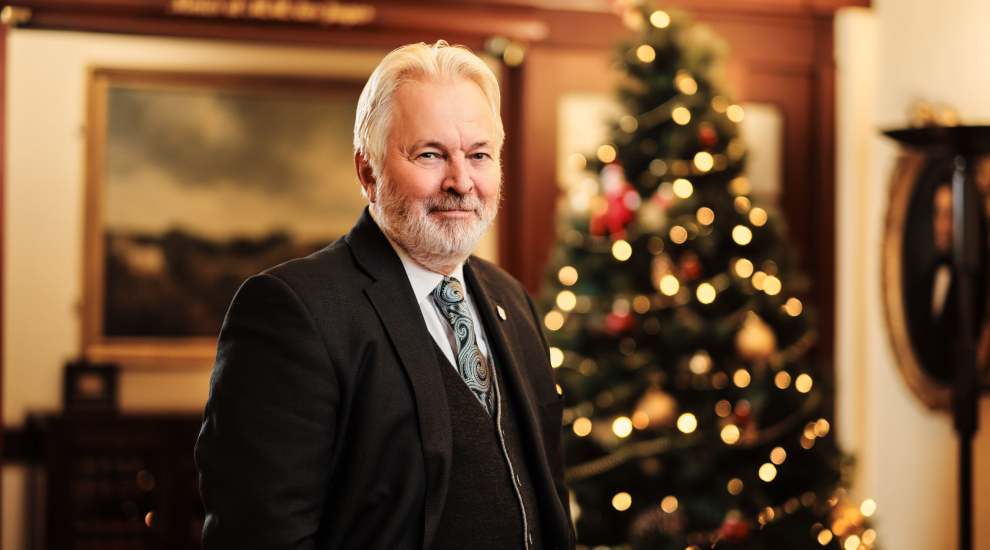 Tragedy, celebration, and a sense of optimism... Christmas greetings from the Bailiff