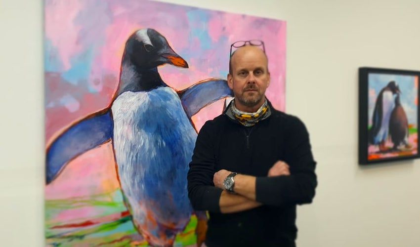 GALLERY: Artist hopes to raise a smile with 'millions' of penguins